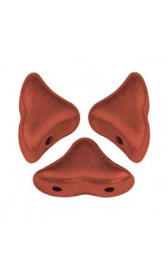 Les perles par Puca® Hélios beads Bronze red mat 00030/01750